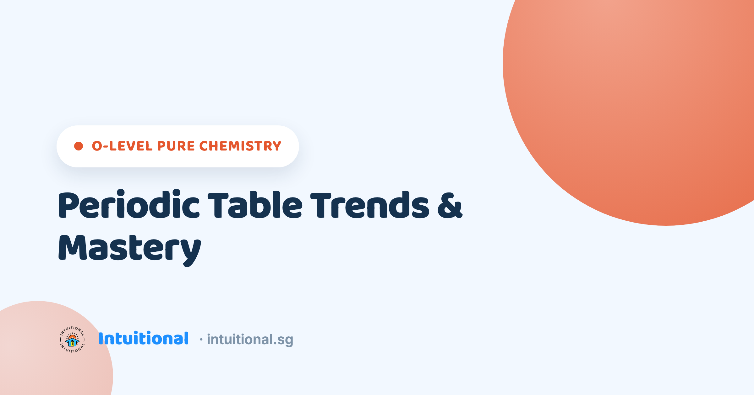 O-Level Pure Chemistry: Periodic Table Trends & Mastery